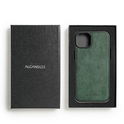 iphone 16 alcantara back cover - Midnight Green