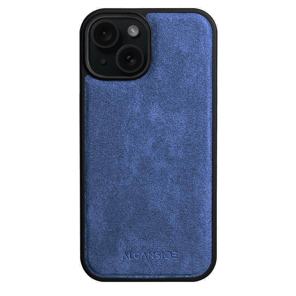 iphone 16 alcantara back cover - Ocean Blue