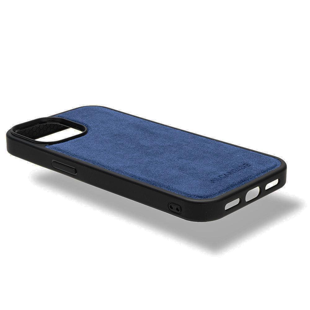 iphone 16 plus alcantara back cover - Ocean Blue