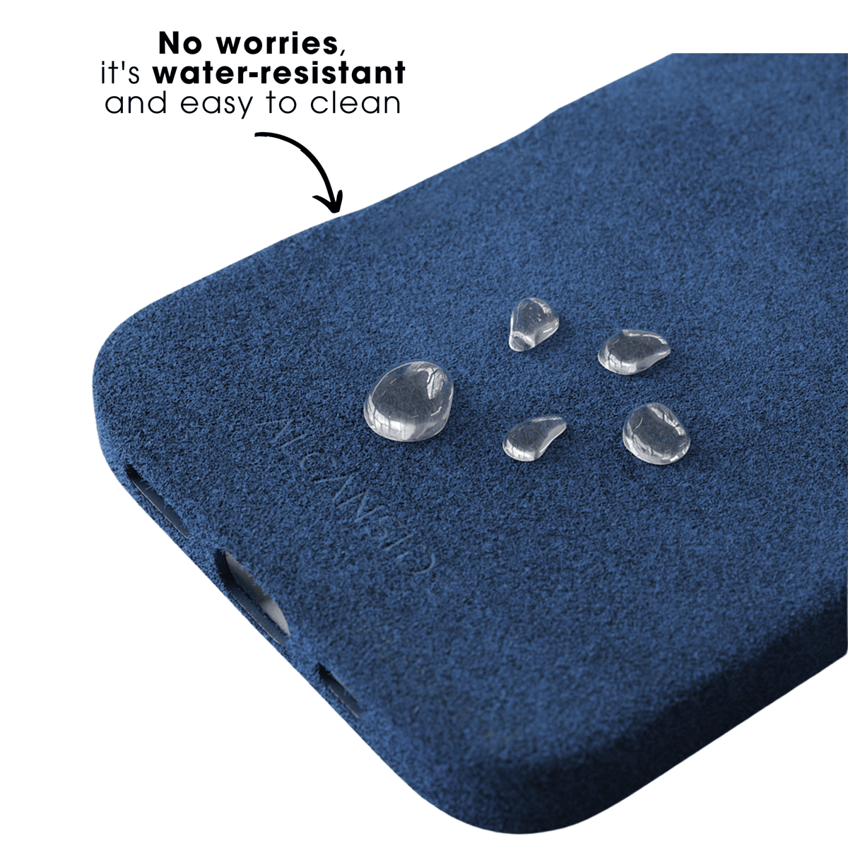 iPhone 16 Plus - Alcantara Case - Ocean Blue