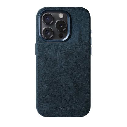 iPhone 16 Pro - Alcantara Case - Navy Blue
