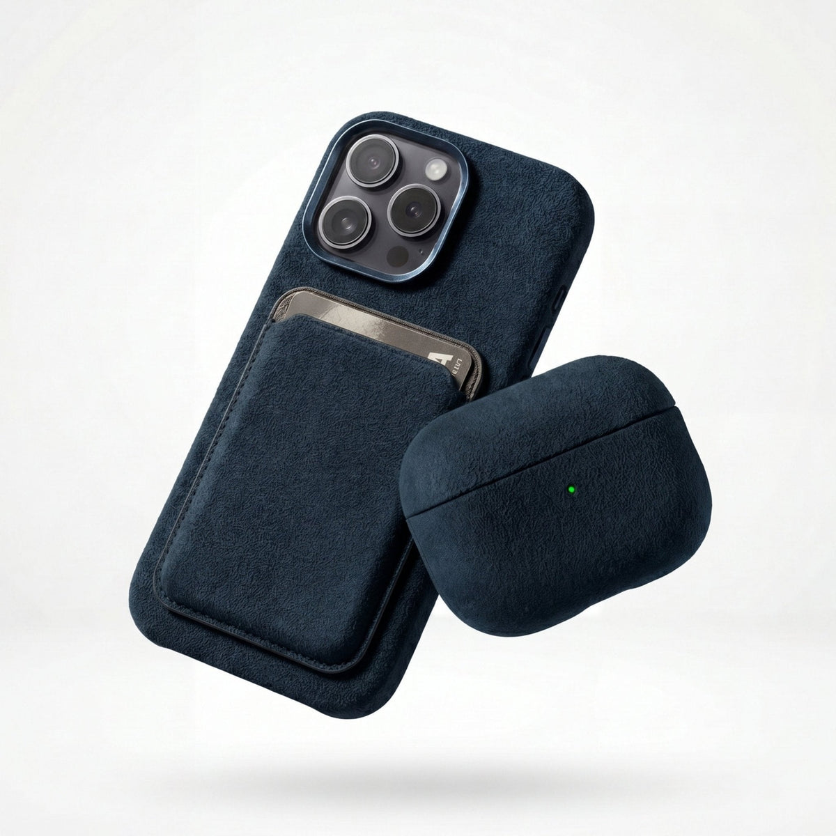 iPhone 16 Pro - Alcantara Case - Navy Blue