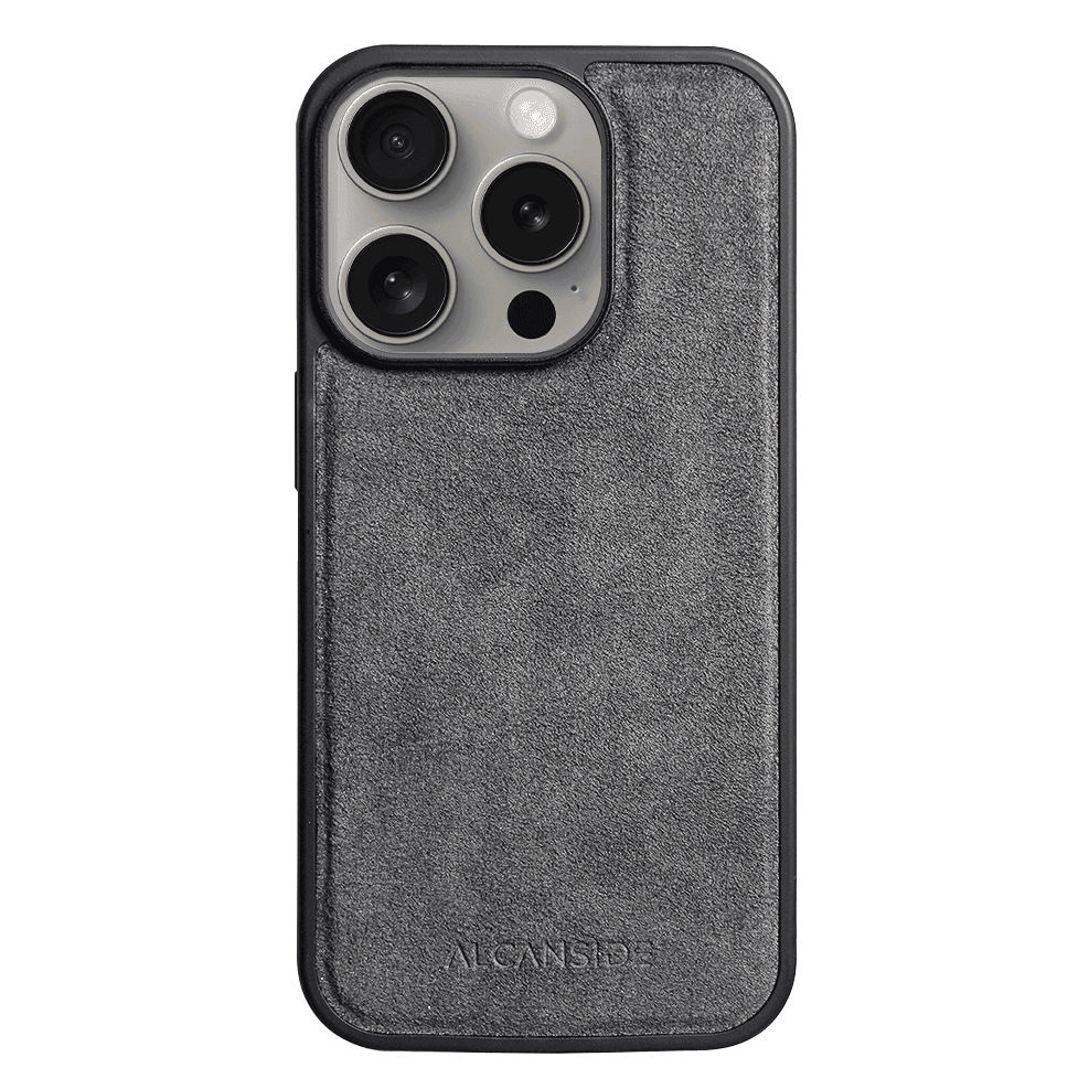 iphone 16 pro alcantara back cover - Nardo Gray