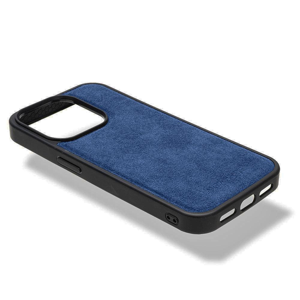 iphone 16 pro alcantara back cover - Ocean Blue