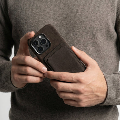 iPhone 16 Pro Max - Alcantara Case - Chocolate Brown