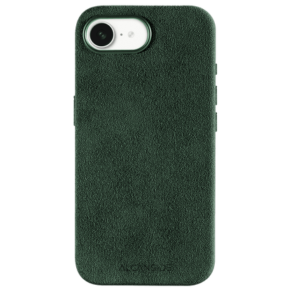 iPhone 16e - Alcantara Case - Midnight Green