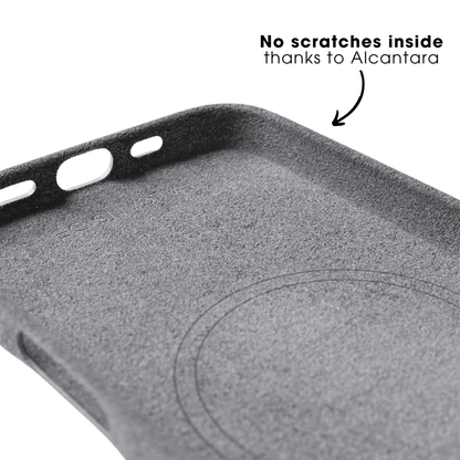 iPhone 17e - Alcantara Case - Nardo Gray