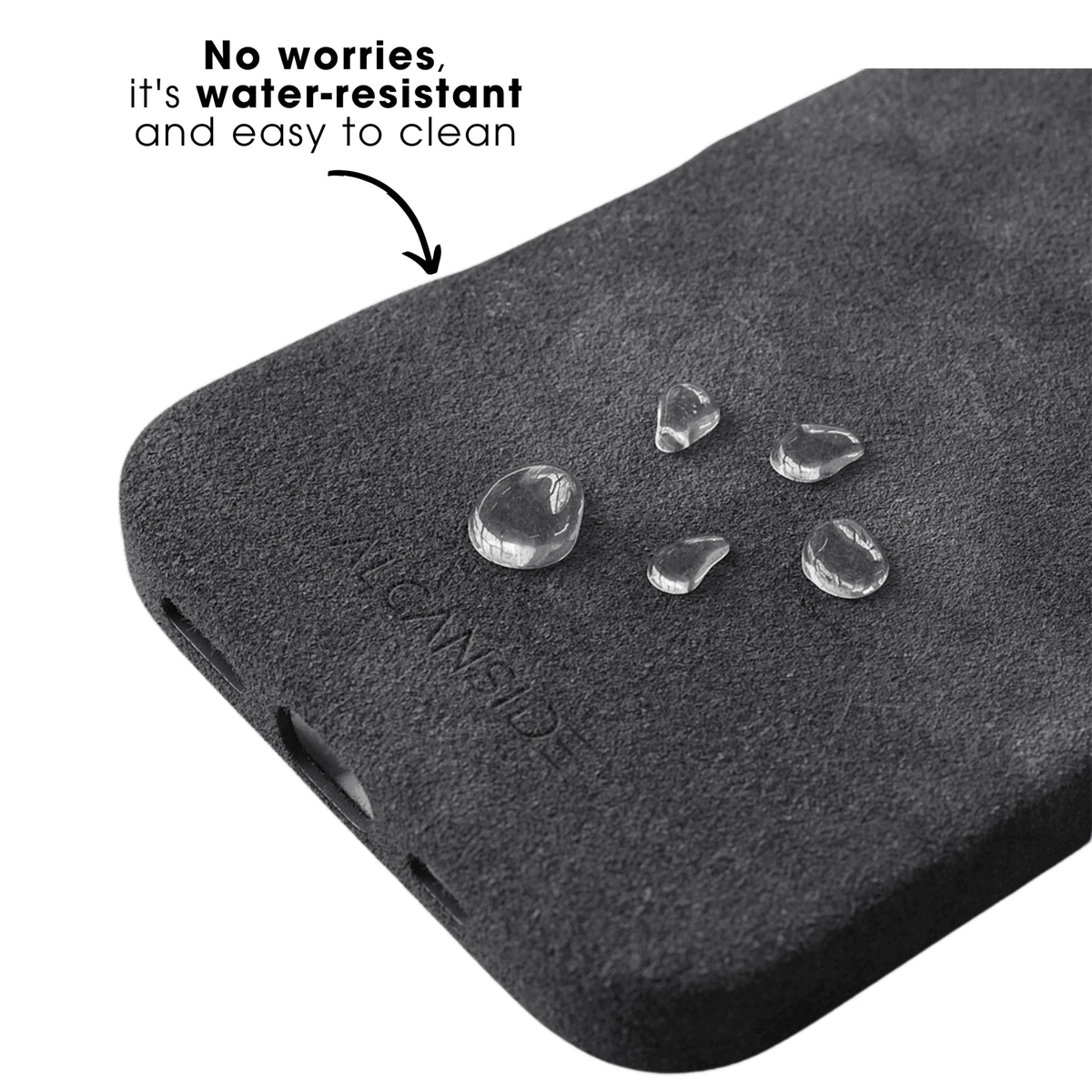 iPhone 17e - Alcantara Case - Space Grey