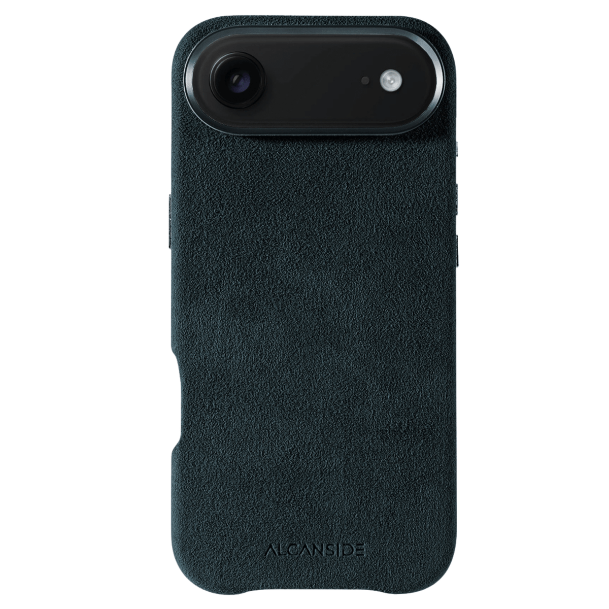 iphone alcantara case - Navy Blue