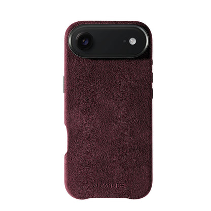 iphone alcantara case - Wine Red