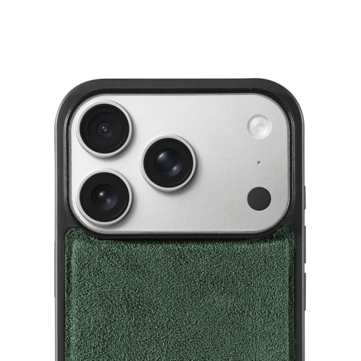 iPhone 17 Pro - Alcantara Back Cover - Midnight Green