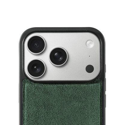 iPhone 17 Pro - Alcantara Back Cover - Midnight Green