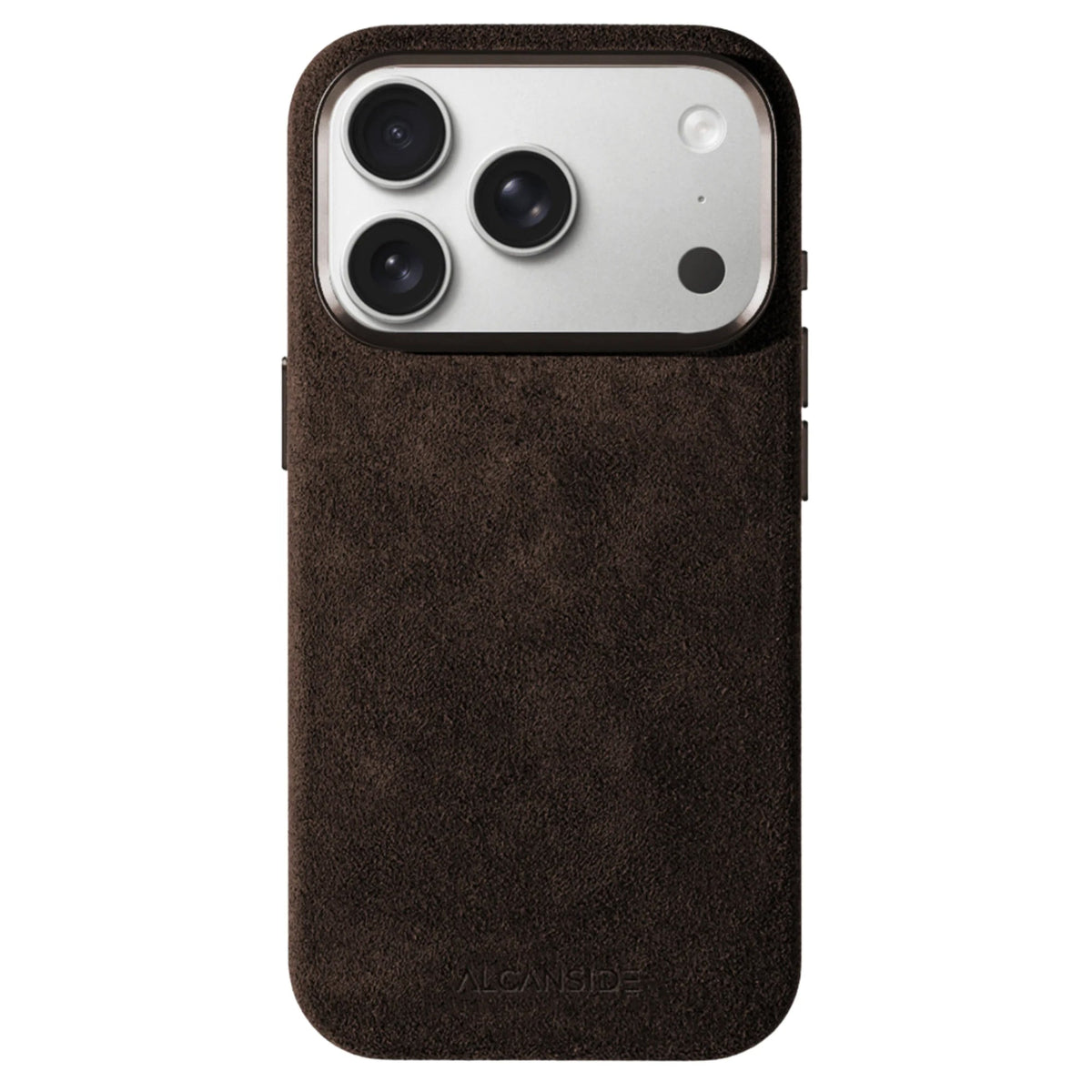 iphone alcantara case - Chocolate Brown