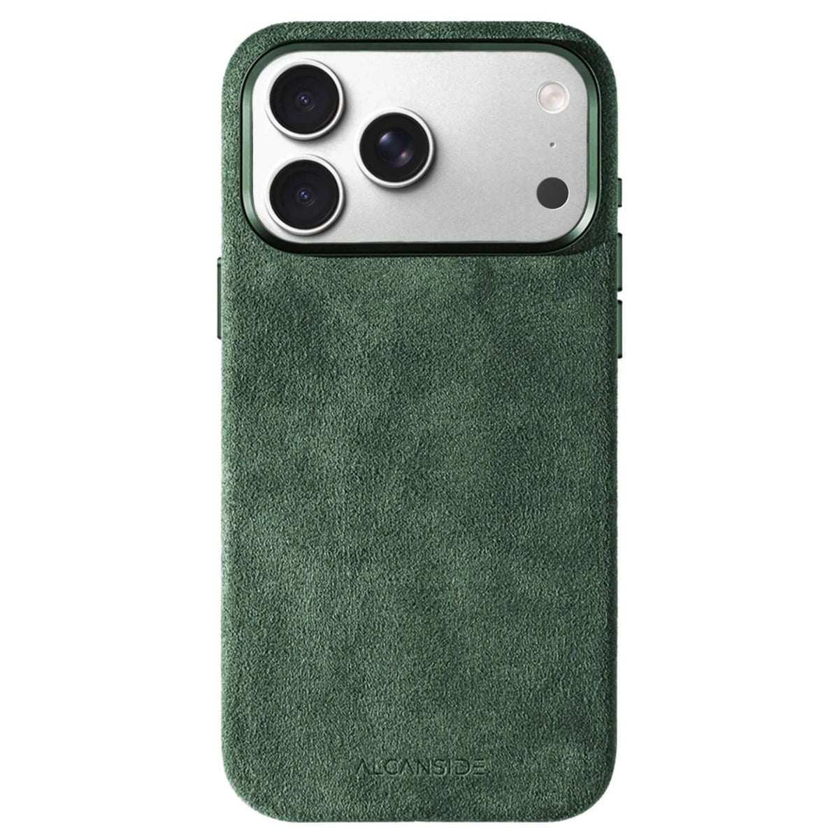 iphone alcantara case - Midnight Green