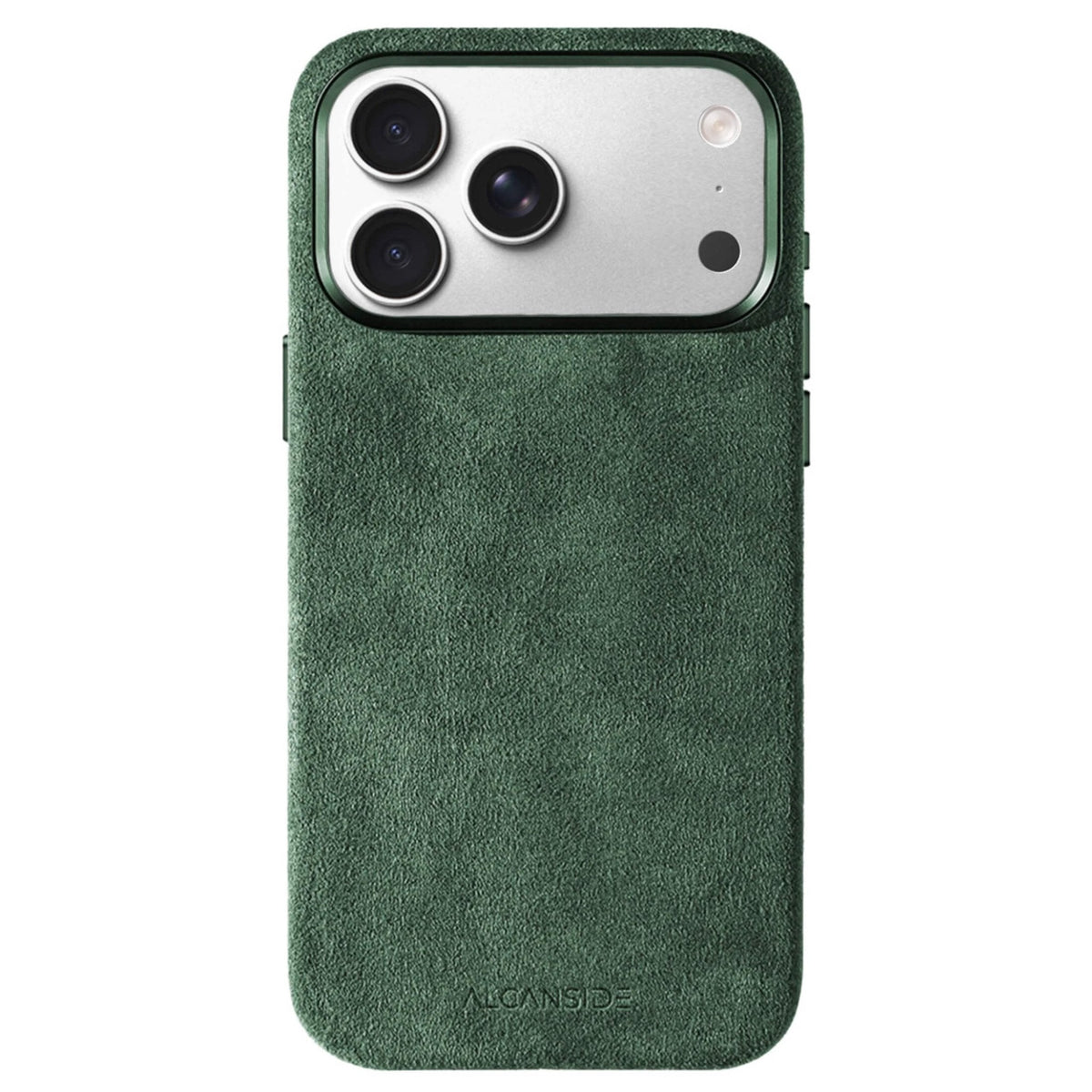 iphone alcantara case - Midnight Green