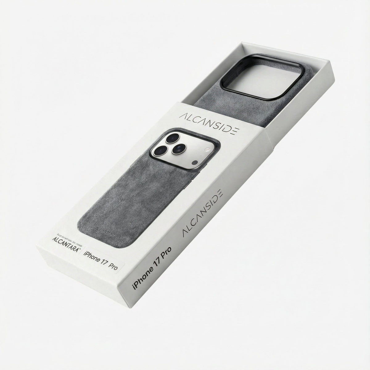 iphone alcantara case - Nardo Gray