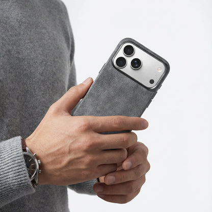 iPhone 17 Pro - Alcantara Case - Nardo Gray
