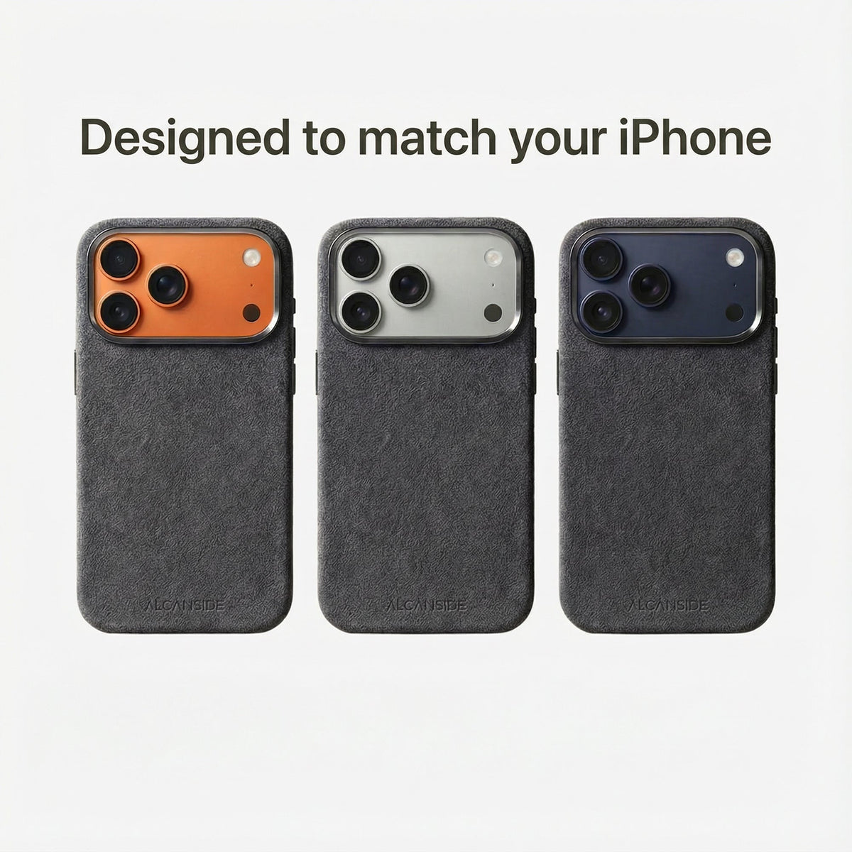 iPhone 17 Pro Max - Alcantara Case - Space Grey