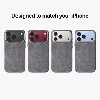 iphone 18 pro max alcantara case - Nardo Gray