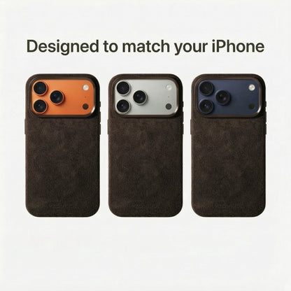 iPhone 17 Pro Max - Alcantara Case - Chocolate Brown