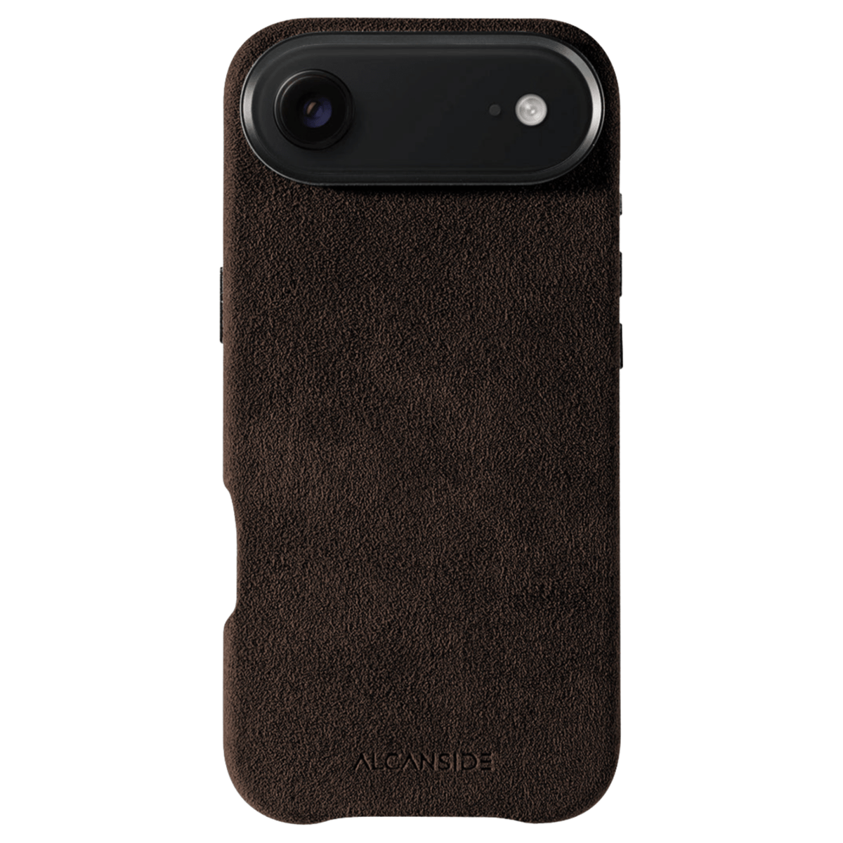 iphone alcantara case - Chocolate Brown