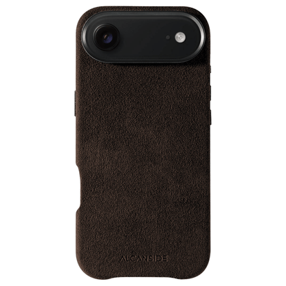 iphone alcantara case - Chocolate Brown