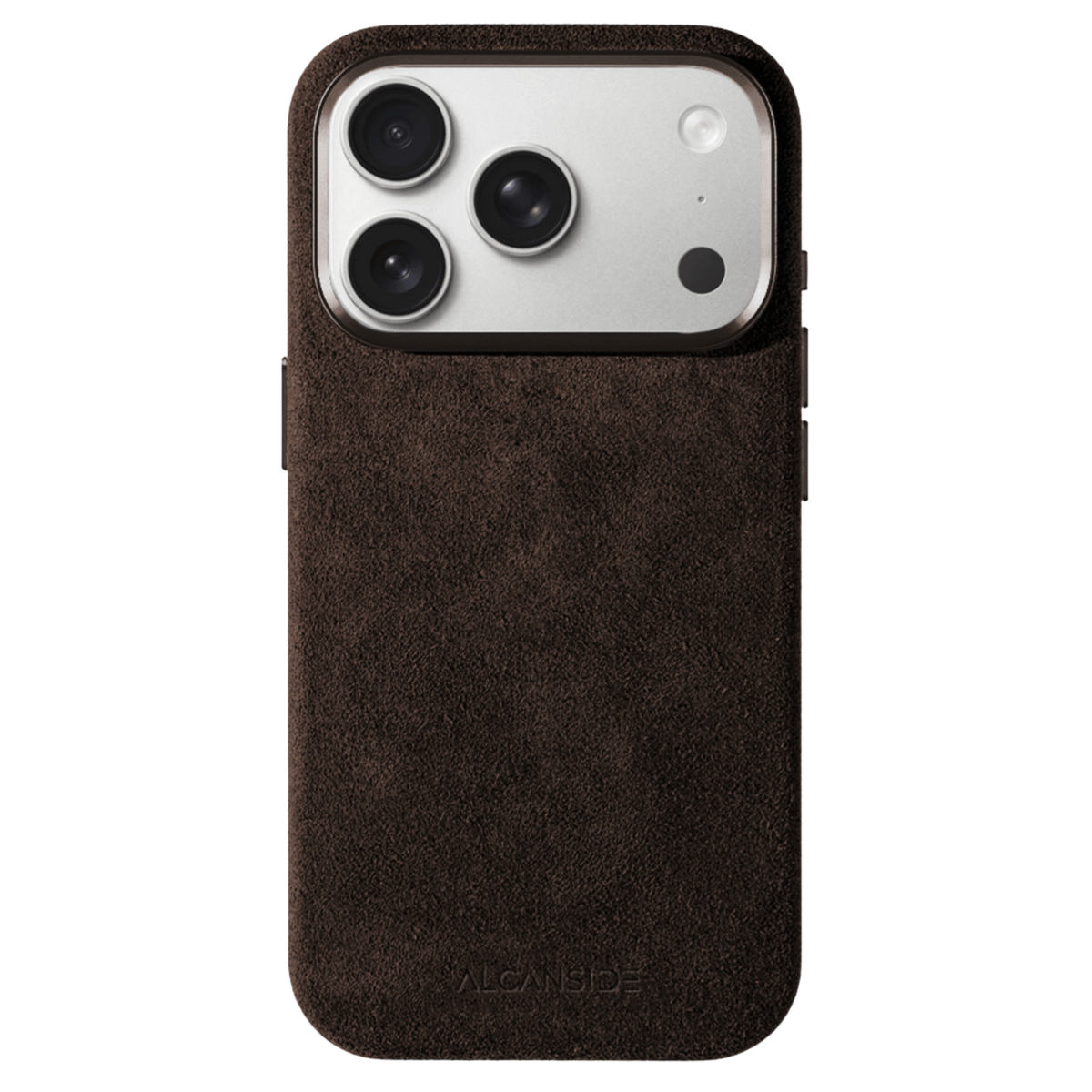 iphone alcantara case - Chocolate Brown