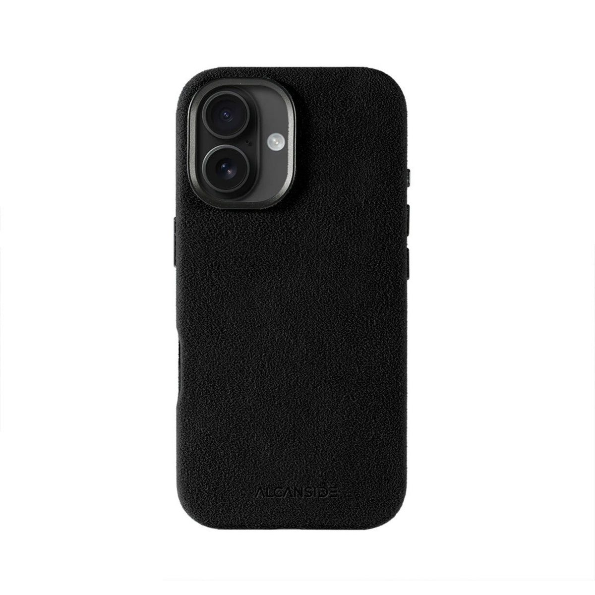 iphone alcantara case - Deep Black
