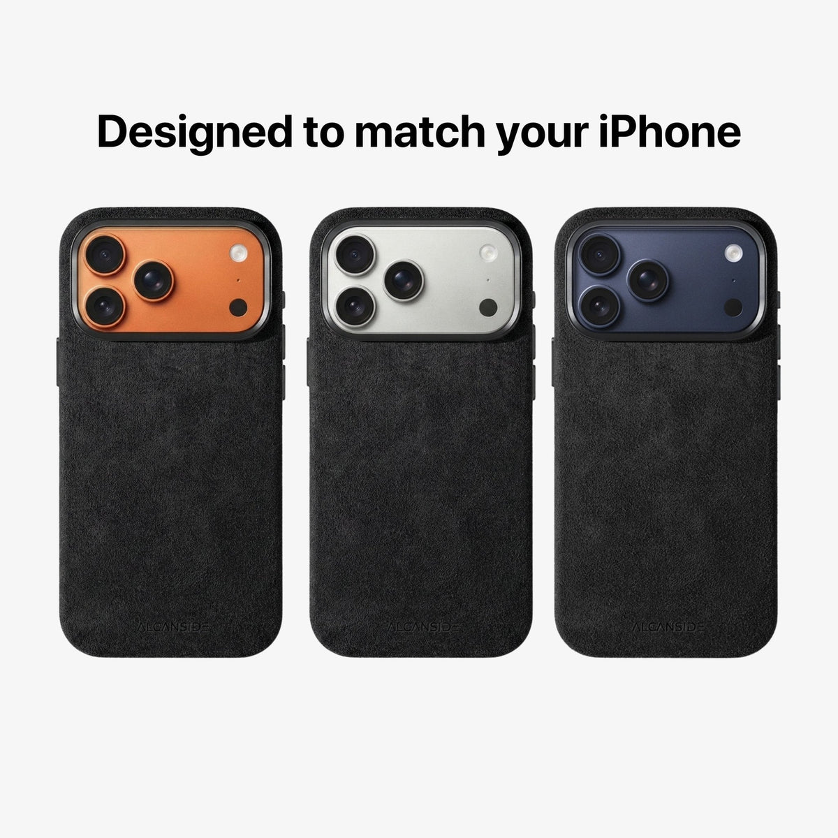 iPhone 17 Pro - Alcantara Case - Deep Black