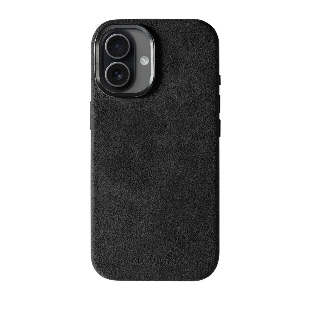 iphone alcantara case - Deep Black