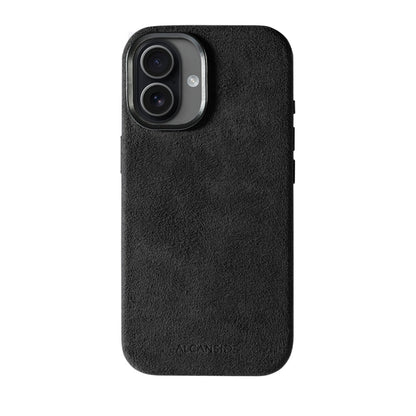 iphone alcantara case - Deep Black