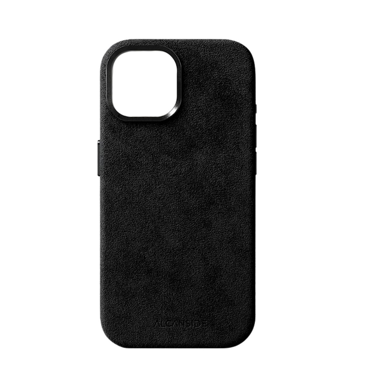 iphone alcantara case - Deep Black