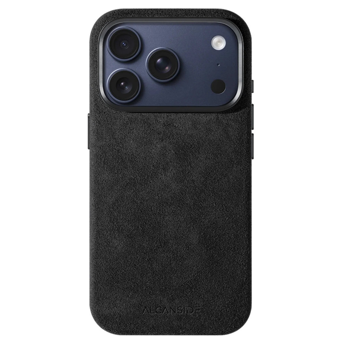 iphone alcantara case - Deep Black