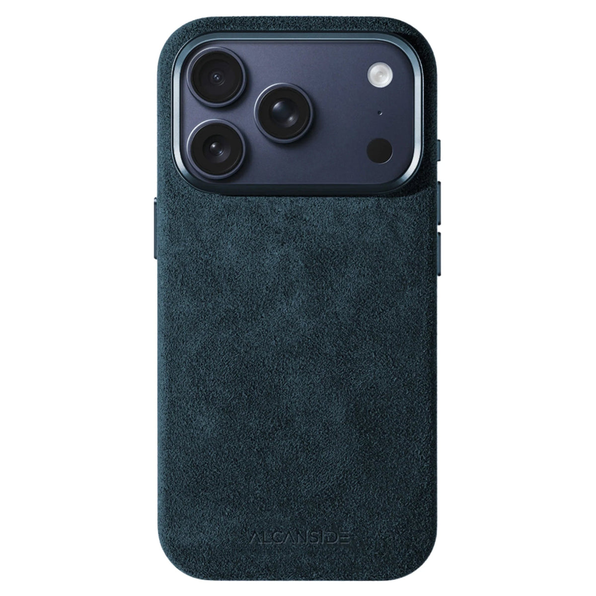 iphone alcantara case - Navy Blue