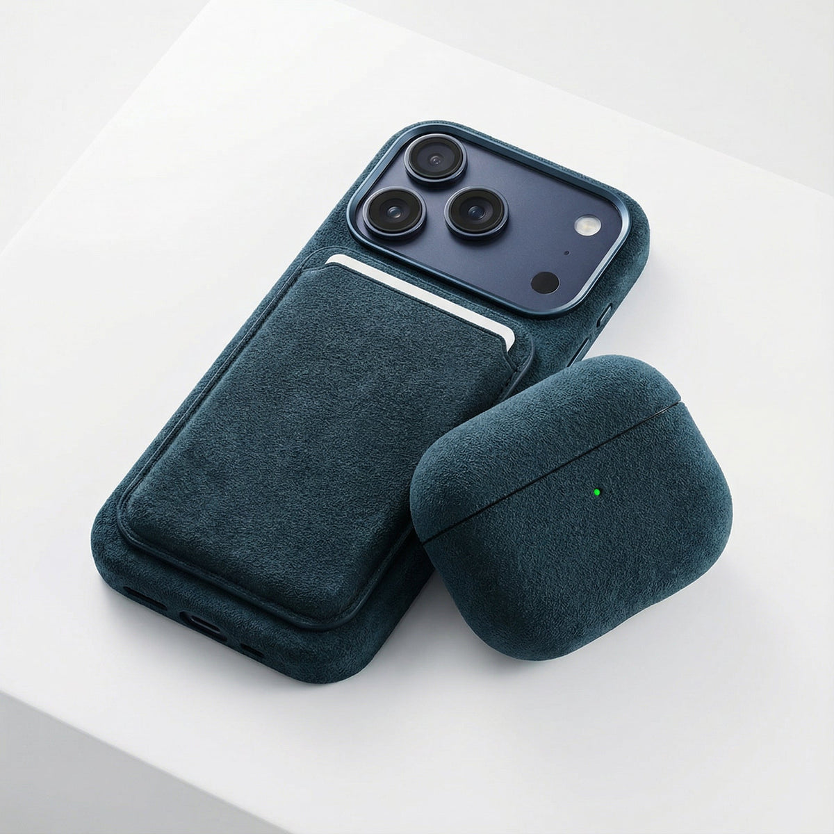 iPhone 17 Pro Max - Alcantara Case - Navy Blue