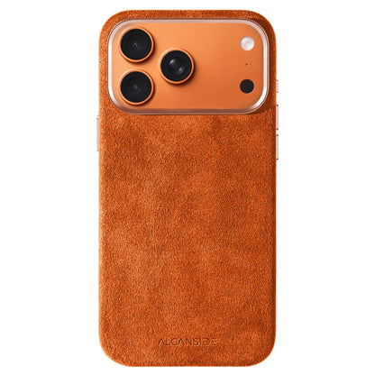 iphone alcantara case - Orange