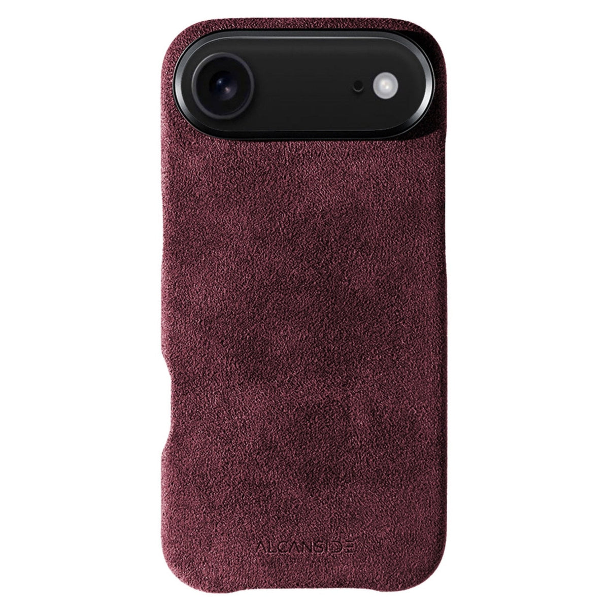 iphone alcantara case - Wine Red