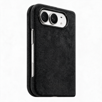 iPhone Duo - Alcantara Case - Deep Black