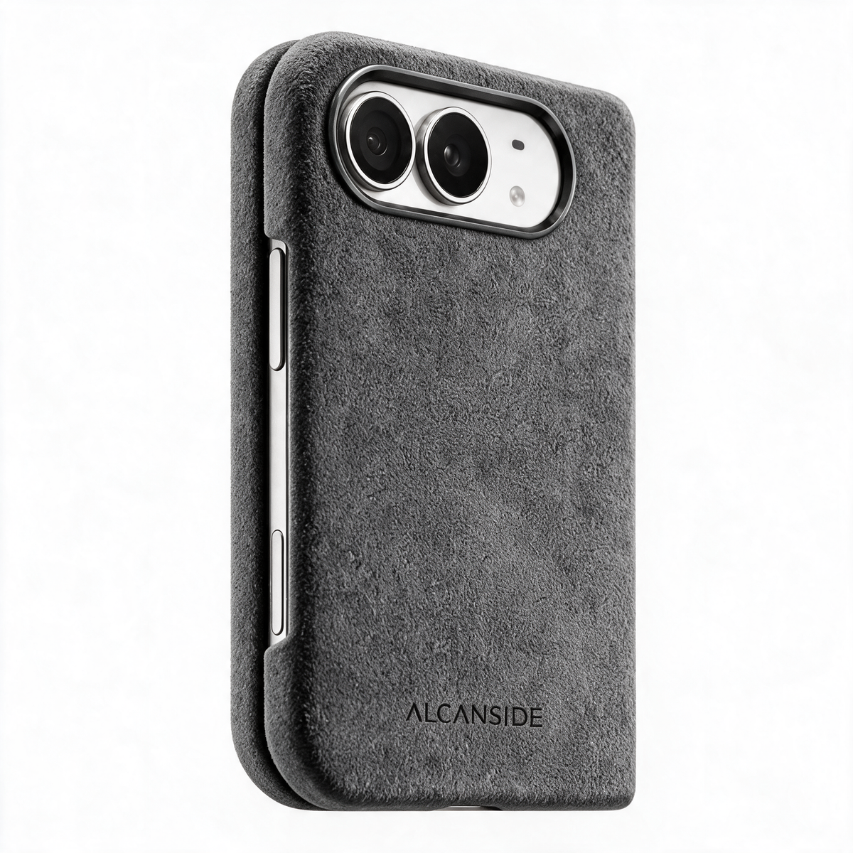 iPhone Duo - Alcantara Case - Nardo Gray