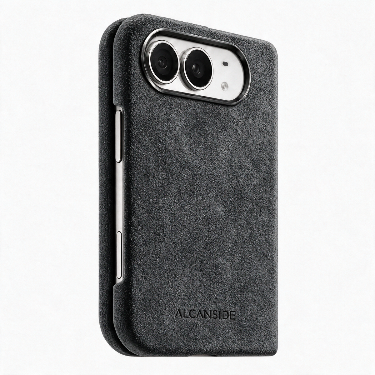 iPhone Duo - Alcantara Case - Space Grey