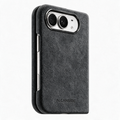 iPhone Duo - Alcantara Case - Space Grey