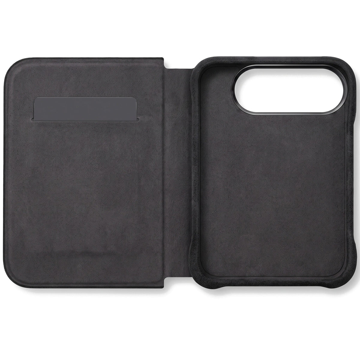 iPhone Duo - Alcantara Folio - Deep Black