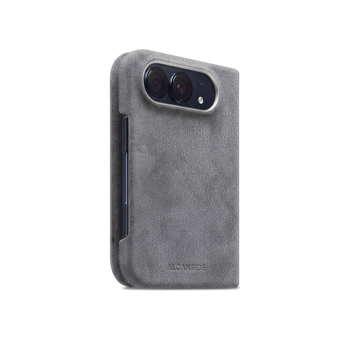 iPhone Duo - Alcantara Folio - Nardo Gray
