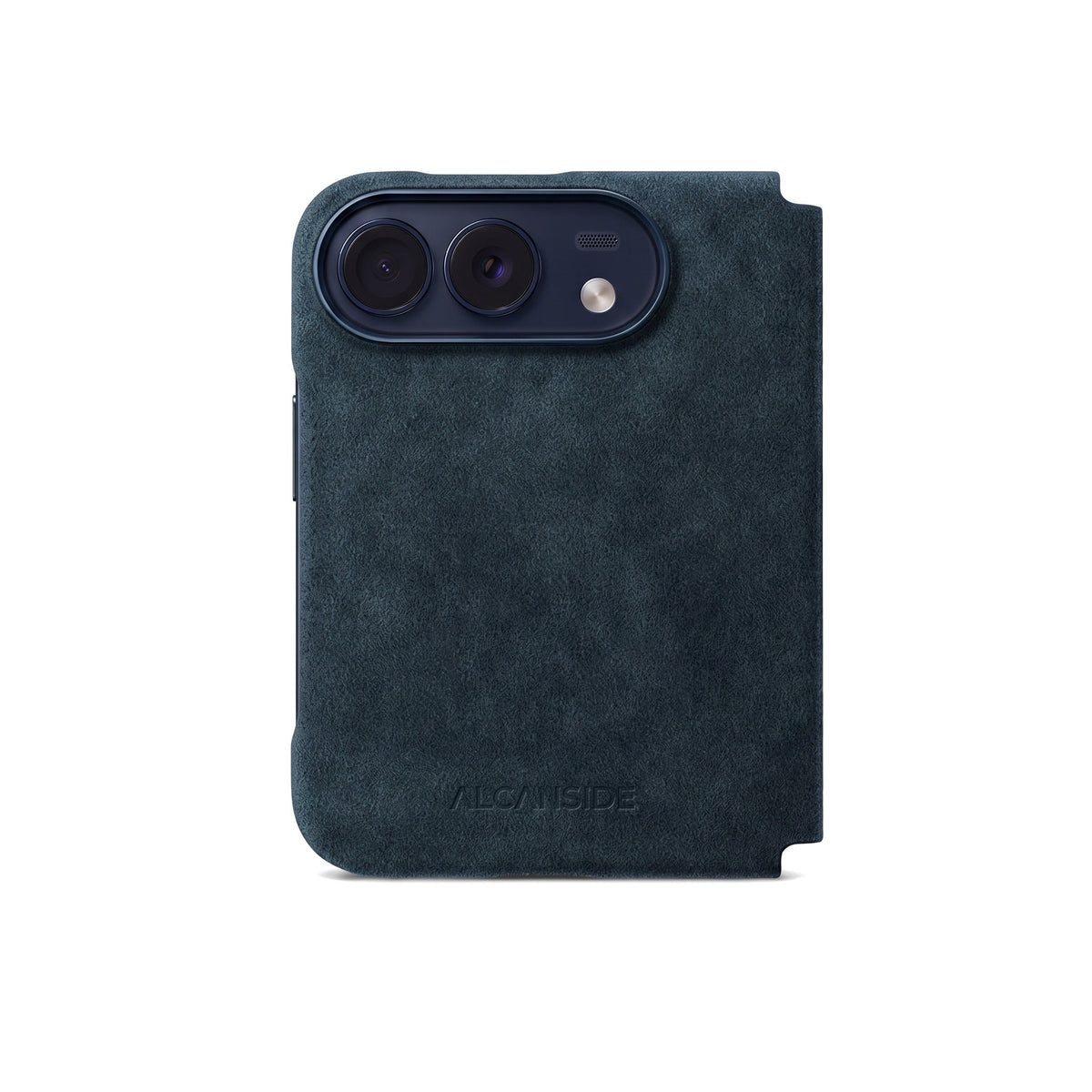 iPhone Duo - Alcantara Folio - Navy Blue
