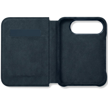 iPhone Duo - Alcantara Folio - Navy Blue