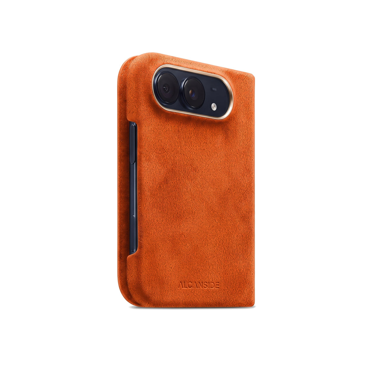 iPhone Duo - Alcantara Folio - Orange
