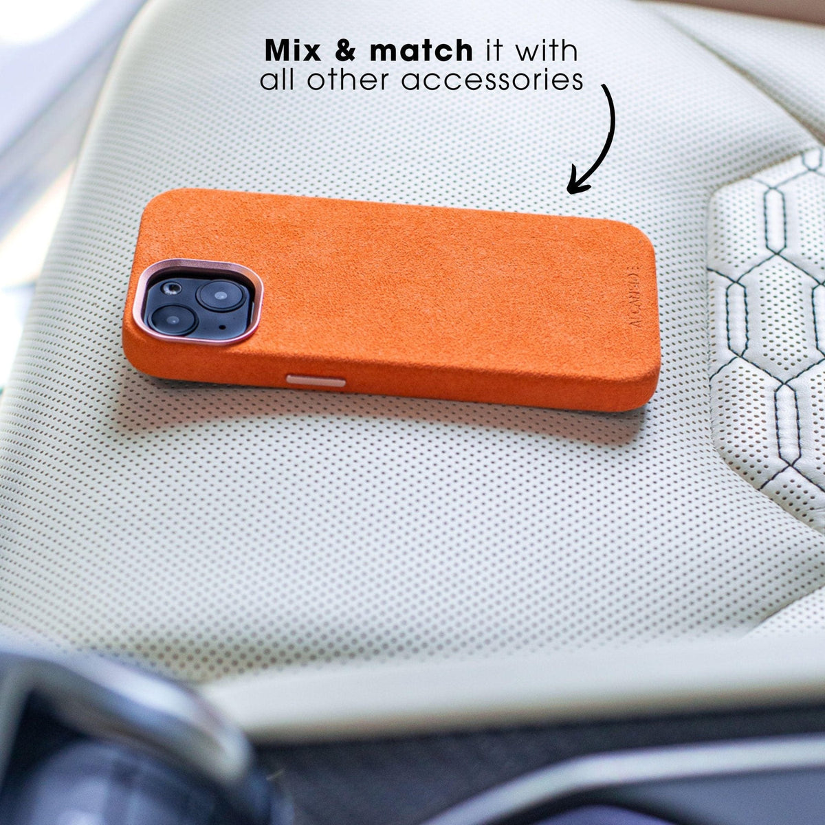 Limited Edition - iPhone 11 - Alcantara Case - Orange