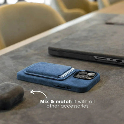 iPhone 17e - Alcantara Case - Ocean Blue