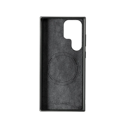 Samsung Galaxy S22 Ultra - Alcantara Back Cover - Space Grey