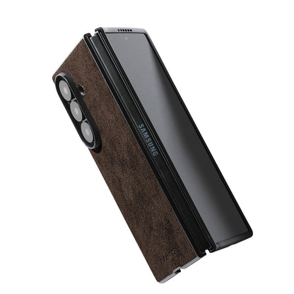 Samsung Galaxy Z Fold 7 - Alcantara Case - Chocolate Brown